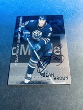 1999-00 Be A Player Millennium Signature Series Auto Sean Brown #101 Autograph