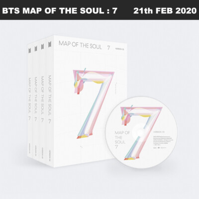 BTS MAP OF THE SOUL : 7 Album Ver Random CD+Photobook+Card+Etc+