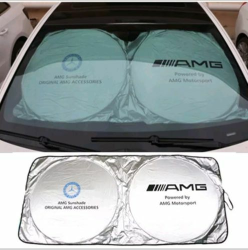 Parasole Auto Parabrezza per Benz CLS Coupe(C218)2011 2012 2013 2014 2015 2016 2017 2018, Ripiegabile, Isolamento Termico e Protezione UV, Parabrezza Interno Anteriore Parasole,- Black