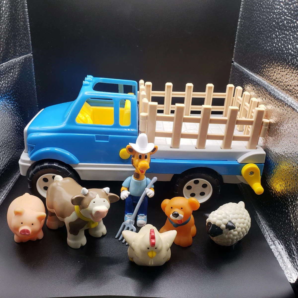 Toys R Us Geoffrey On the Go Farm Truck Animal Play Set 90 s VTG Toy Imagination