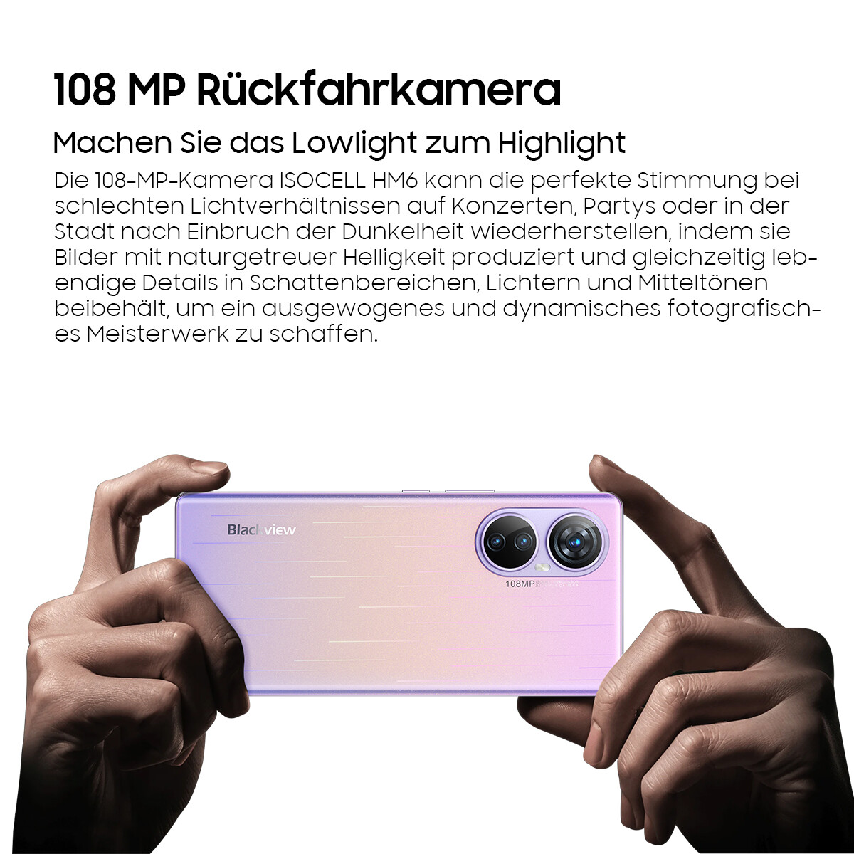 Blackview A200 PRO Smartphone Ohne Vertrag – 108MP Kamera, 24GB RAM, 256GB ROM, 6,67 Zoll AMOLED, 5050 MAh