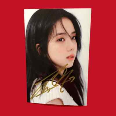 BLACKPINK Jisoo Autograph Photos Signature Fidelity Gifts 6 Inch