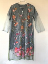 Latest Fancy Net Embroidery Kurti Pakistan designer Party Wear