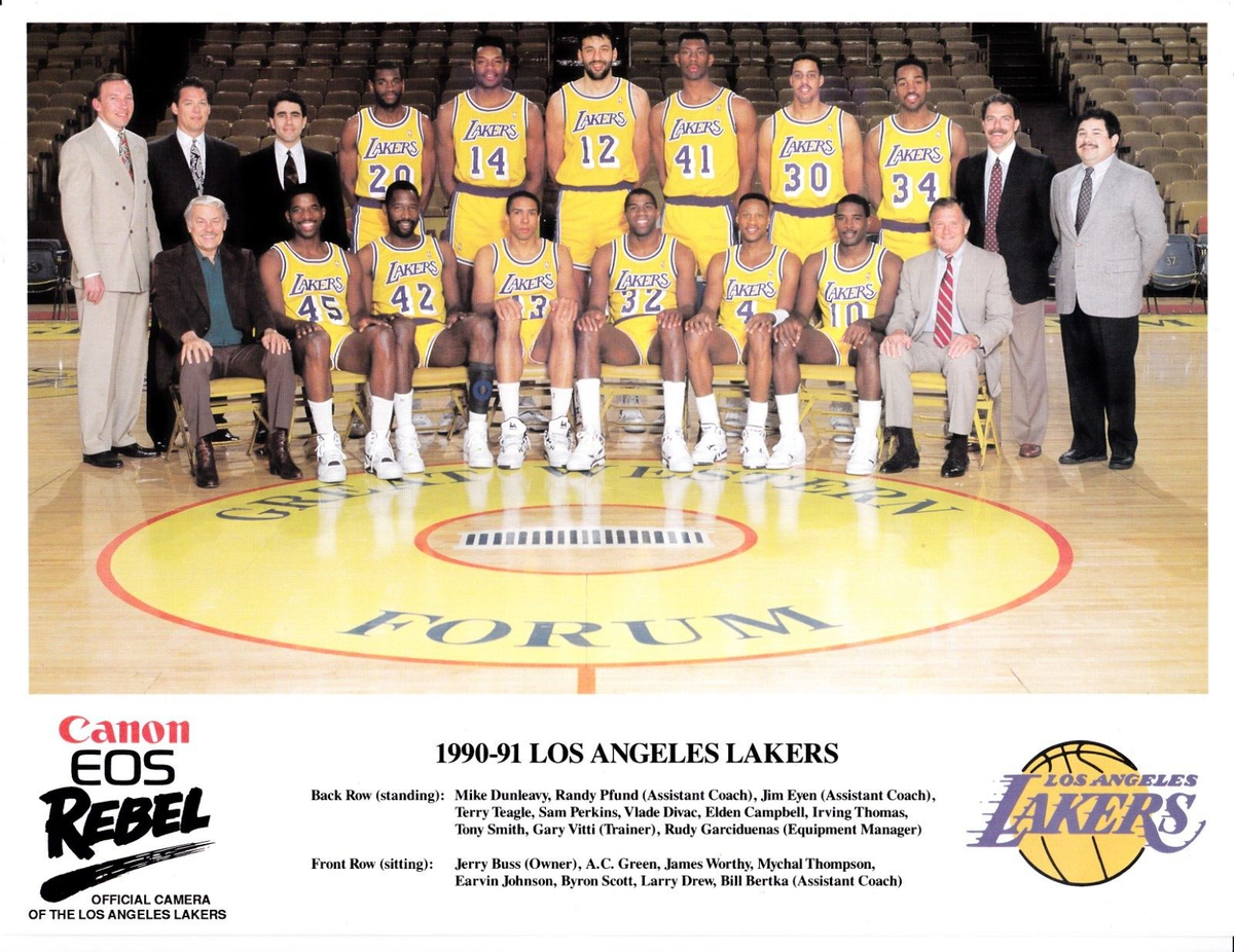 Magic Johnson Lakers Teammates