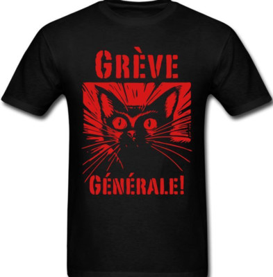 T-Shirt Syndical IWW (Travailleurs Industriels Du Monde) - Taille Unique - Coton 100% - Neuf