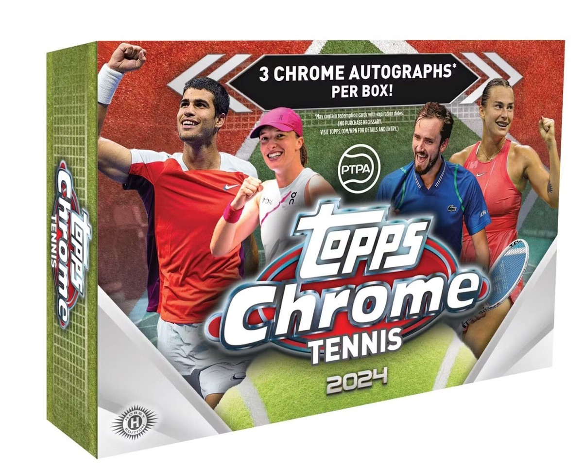 2024 Topps Chrome Tennis Breaker's Delight Factory Sealed Hobby
