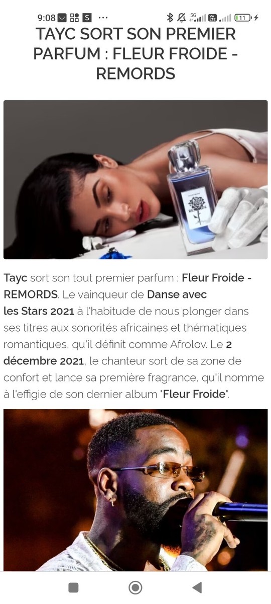 Parfum TAYC Remords Fleur Froide - Eau De Parfum Femme 50 Ml, Neuf, Fabriqué En France