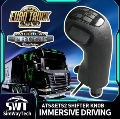 SimWayTech USB Shifter Knob for Scania Truck ATS & ETS2 NEW READ