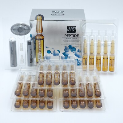 eco branch Premium Ampoule Peptide 2ml x 30amp Anti Aging Skin Radiance K-Beauty