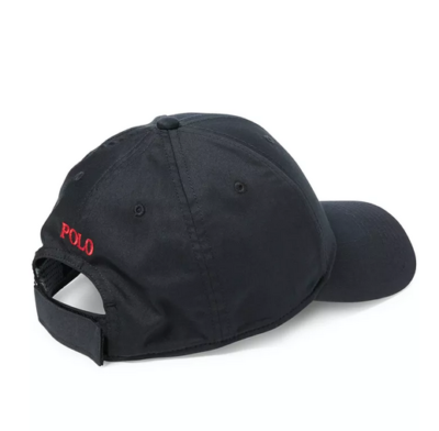 NEW POLO RALPH LAUREN Men's Baseline Adjustable Hat/Cap-Polo Black