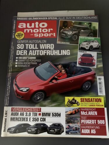Auto Motor und Sport ams Magazin auto motor Sport 2011, Heft 6, NEUWERTIG! - Bild 1 von 1