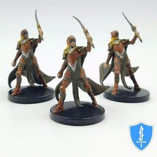 Armored Elf Soldier x3 - Legendary Adventures 7 Pathfinder Battles D D Mini