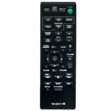 RM-AMU171 Replace Remote for Sony Audio CMT-BT60 CMT-BT80W CMT-SBT100 HCD-SBT100