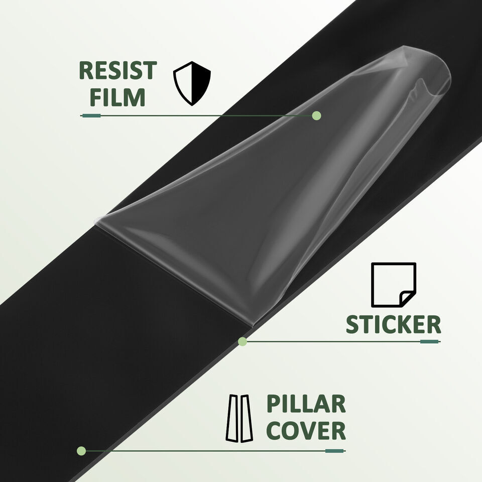 Best Posts Door Window Trim Cover Decorative For Toyota Corolla 19-23 hatchback