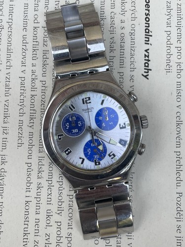 Swatch Irony Stainless Steel Quarzt Watch Swiss Made