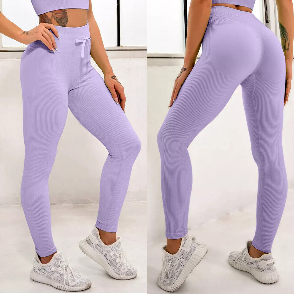 Legging Taille Haute Pour Femme Fisoew - Opaque, élastique, Pour Sport, Yoga, Gym, Quotidien