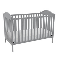 Adele 3-In-1 Convertible Crib, Light Gray