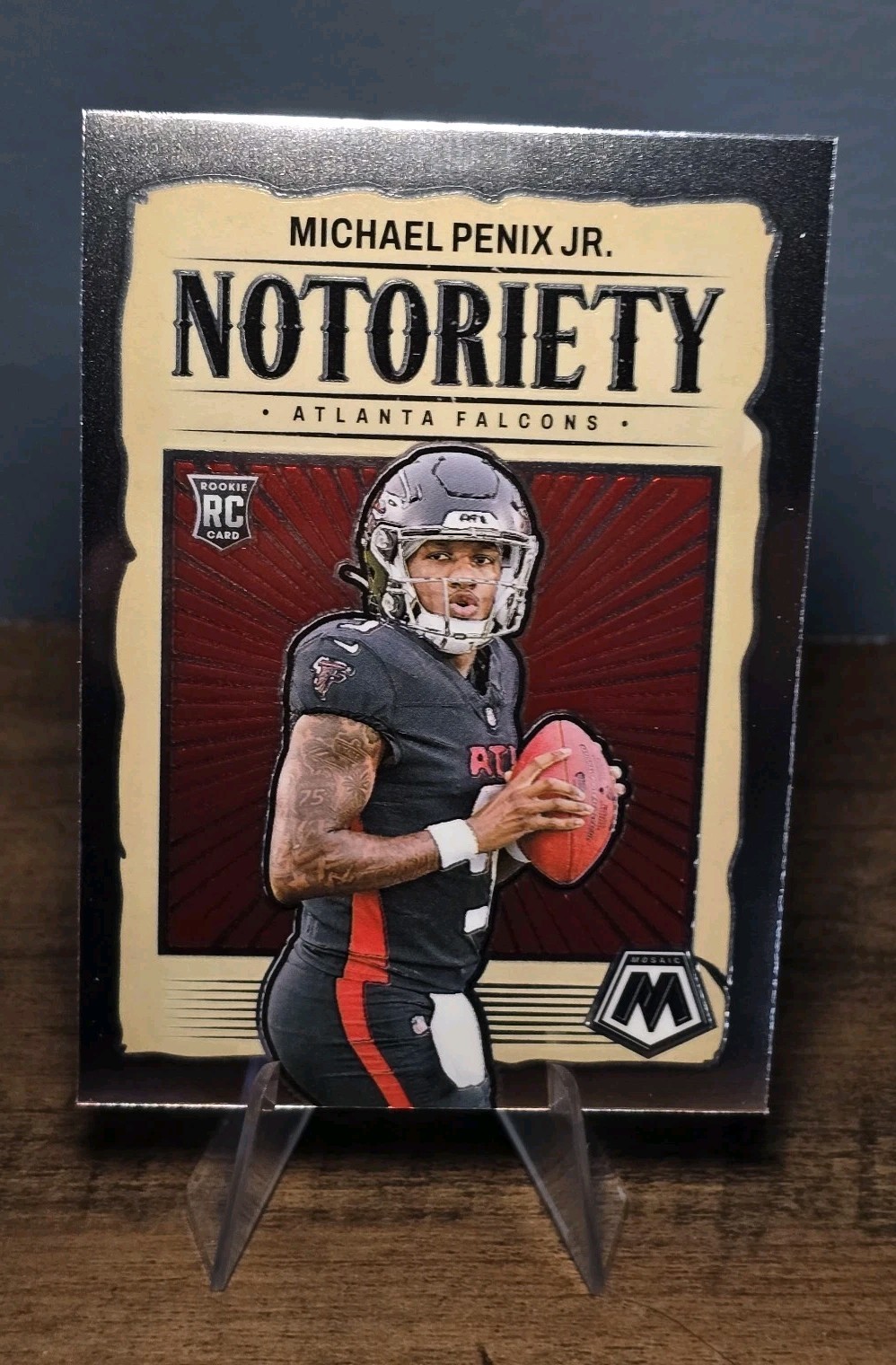 2024 Panini Mosaic #20 Michael Penix Jr. Notoriety Atlanta Falcons RC