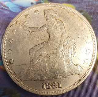 1881 Trade Dollar VERY RARE!! stock 1804542
