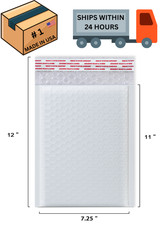 1 Poly Bubble Mailers Padded Envelopes Self Seal Shipping Bags Any QTY