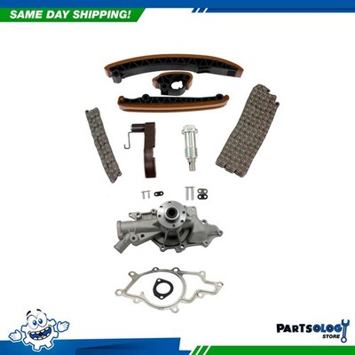 DNJ TK1172AWP Timing Chain Kit with Water Pump For 04-06 Dodge 2.7L L5 DOHC 20V