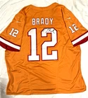 Fanatics NFL Tom Brady Nike Dri-Fit autographed creamsicle jersey TB Buccaneers