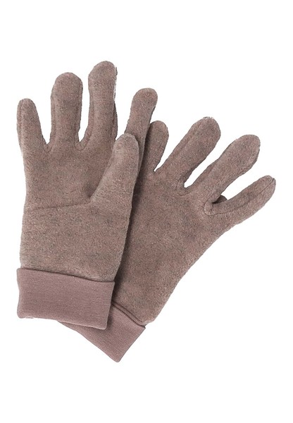 Sterntaler Kinder Fingerhandschuhe Microfleece Braun Melange GrößE 4 Winter-image