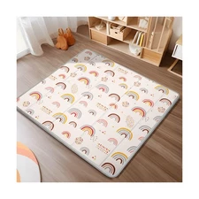 Foldable Baby Play Mat, PIGLOG 50x50 Playpen Mats, 0.6in Thick Wate... Fast Ship