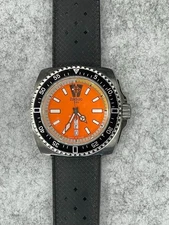 Zodiac V Wolf - Z02303 - Men s Watch, Diver, Orange Dial, Black Band