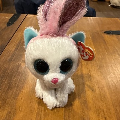 Ty Beanie Boos PURR-LY the Easter Cat (Claire's Exclusive) 6'' MWMTs Stuffed Toy