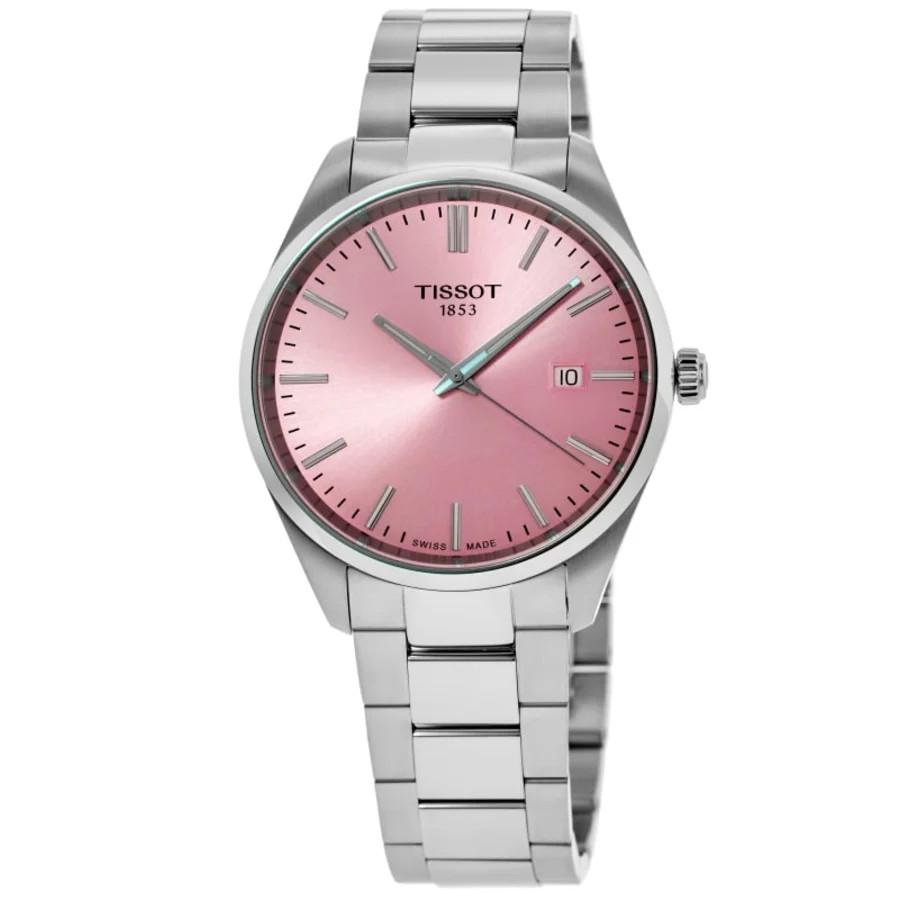 Tissot PR 100 34mm Pink Dial Steel Women's Quartz Watch T150
