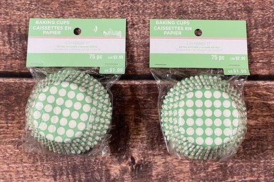 Celebrate It Standard Paper Cupcake Liners/Baking Cups Lot of 2 (150 Ct.)