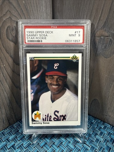 1990 Upper Deck Sammy Sosa #17 RC Rookie Gem Mint PSA 9