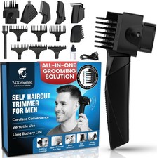 Self Haircut Kit for Men Electric Hair Trimmer for Men with Beard and No