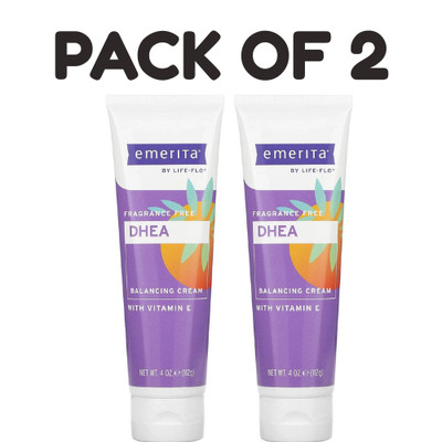 DHEA Balancing Cream with Vitamin E   Fragrance Free   4 oz (112 g)   Pack of 2