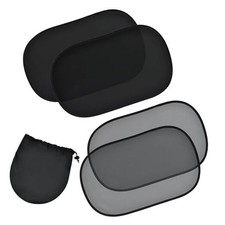 EcoNour Car Window Shades for Baby 4 Medium 2 Transparent 2 Semi Transparent
