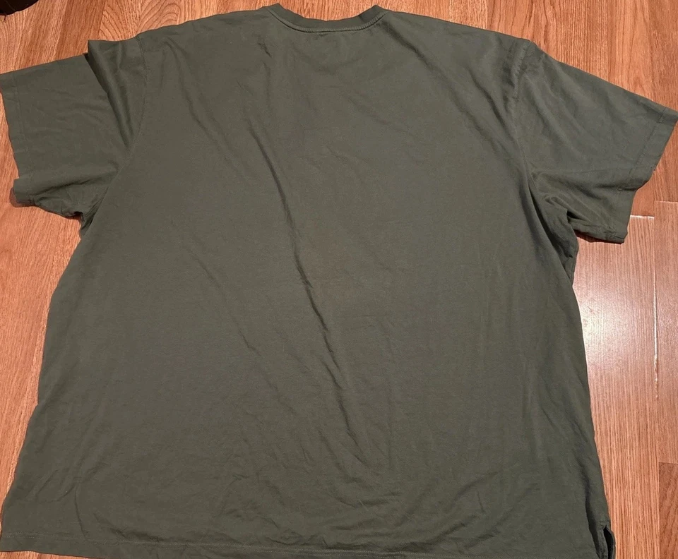 Мужская футболка пуловер с коротким рукавом Red Head Co. 4XL охотничий хлопок оливковый цвет - Изображение 3 из 4