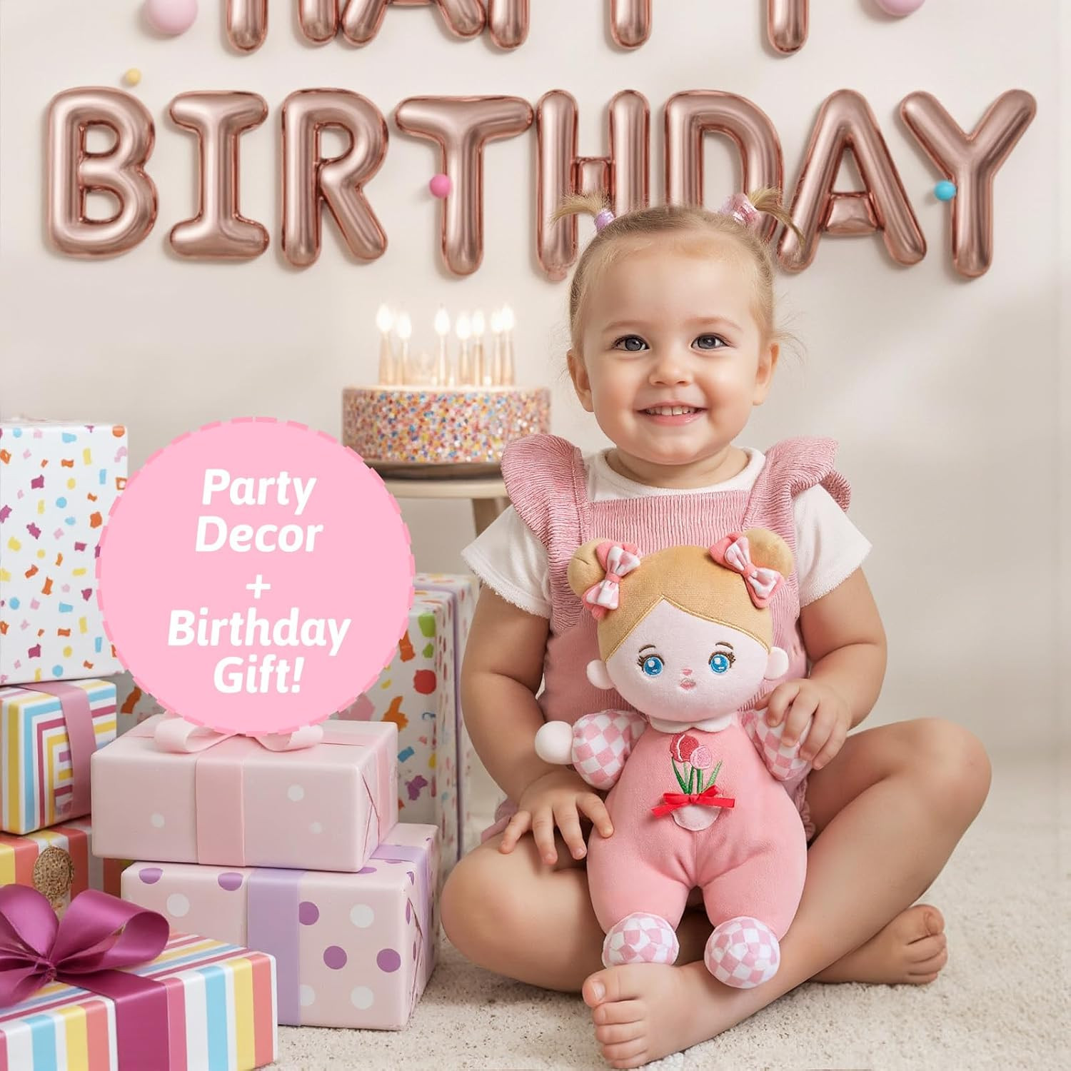 Soft Baby Doll for 1 Year Old Girl Gifts - Toys for 1+ Year Old Girl Birthday...