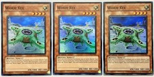 3 x HA03-DE054 Wurm Xex - Super Rare 1. Auflage Near Mint YuGiOh Karten