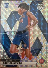 2024-25 Panini Mosaic Bobi Klintman Rookie Mosaic Prizm #226 Detroit Pistons