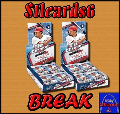  Pick Your Team  [#4] [2x] 2025 TOPPS CHROME UPDATE HOBBY BOX  BREAK 