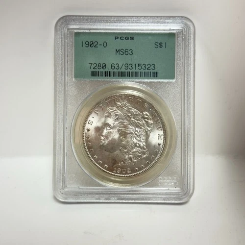 1902 O Morgan Silver Dollar graded MS63 by PCGS