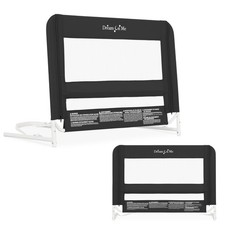 Dream On Me Mesh Security Bed Rail   Toddler Safety Guard with Breathable me...