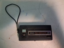 Vintage Kodak Tele Instamatic 608 Black 110 Film Camera 1970s Made USA