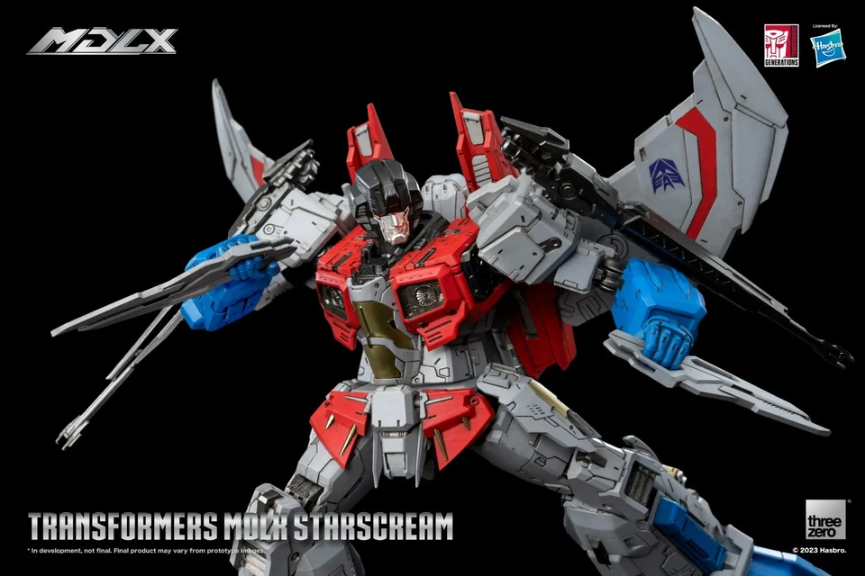 Threezero MDLX Crown Starscream Action Figure New - Image 3 of 3