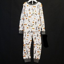 Disney 2 Piece Cotton Pajama Set Mickey Minnie Halloween Kids Size 6