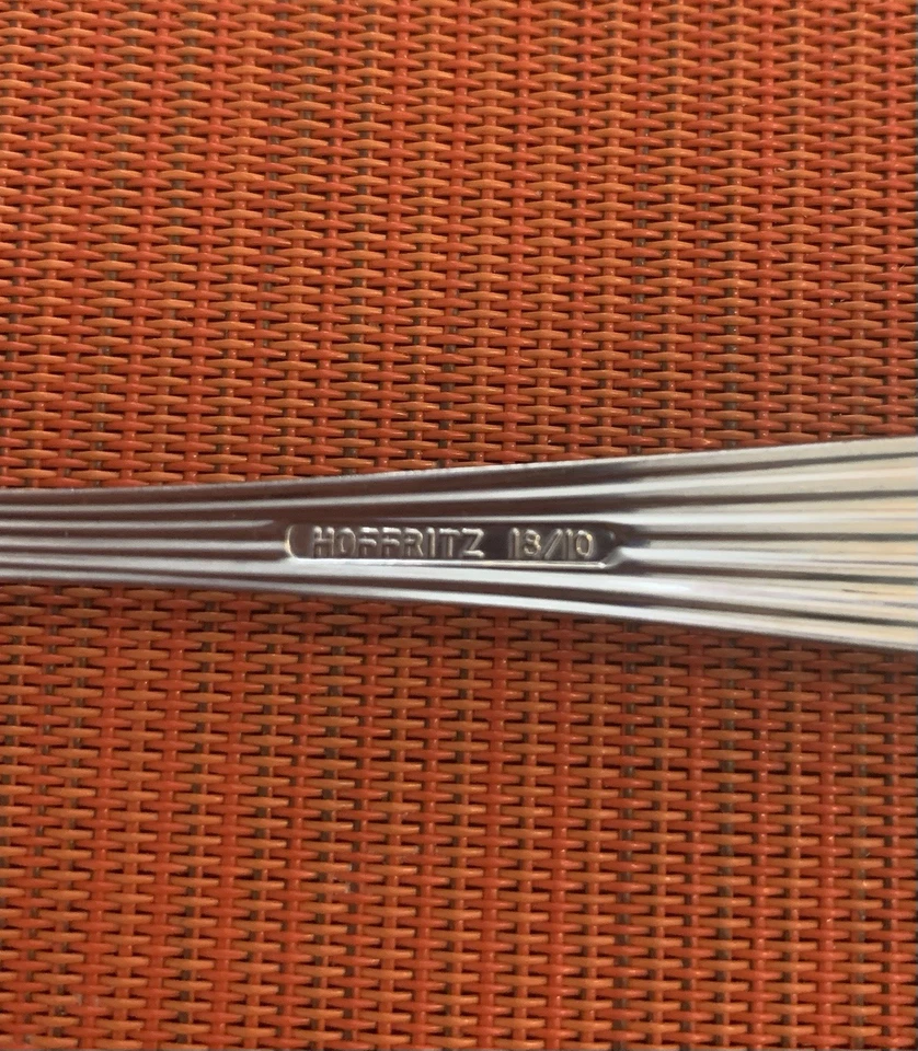 "Horquilla de cena Hoffritz Fascination patrón brillante 18/10 acero inoxidable 8"" China" Foto 4 de 4