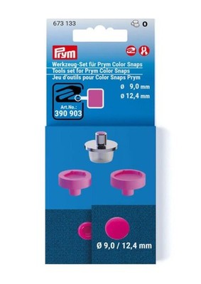 Prym Werkzeug-Set für Color Snaps (9 & 12,4 mm) 673133 Vario Tool Zange nähfrei