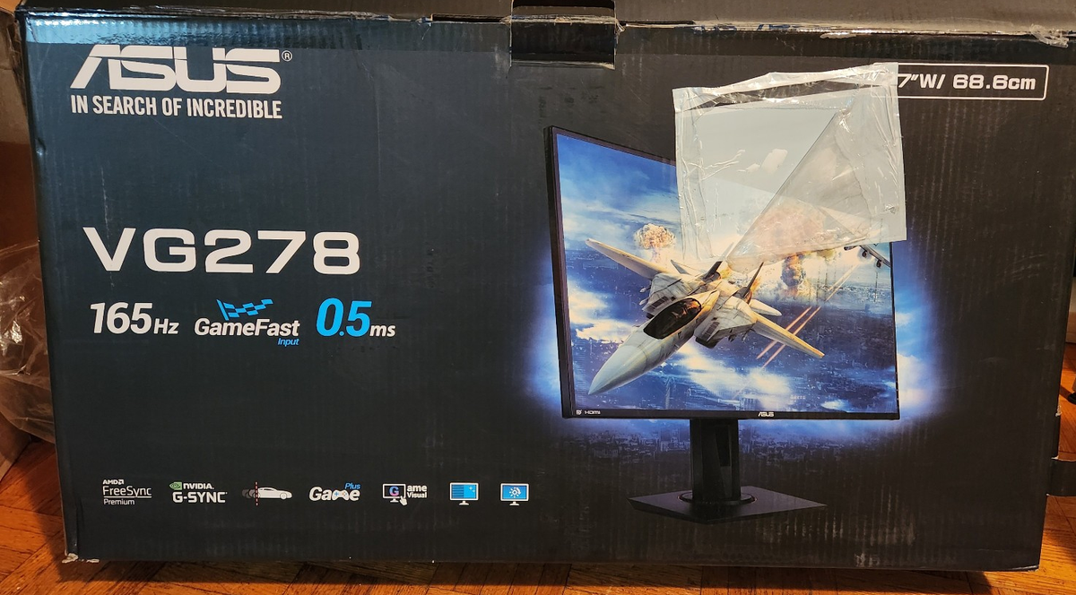 165hz Asus Vg278 Gaming Monitor 144hz ASUS VG278Q 144Hz TN Gaming 