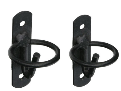 #ad 6 Pcs Bucket Hooks for Horses Metal Equestrian Water Bucket Hangers Stable Barn $20.95